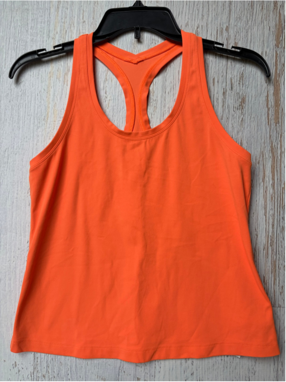 Women's CRZ YOGA Racerback Tank Top Neon Orange Size L